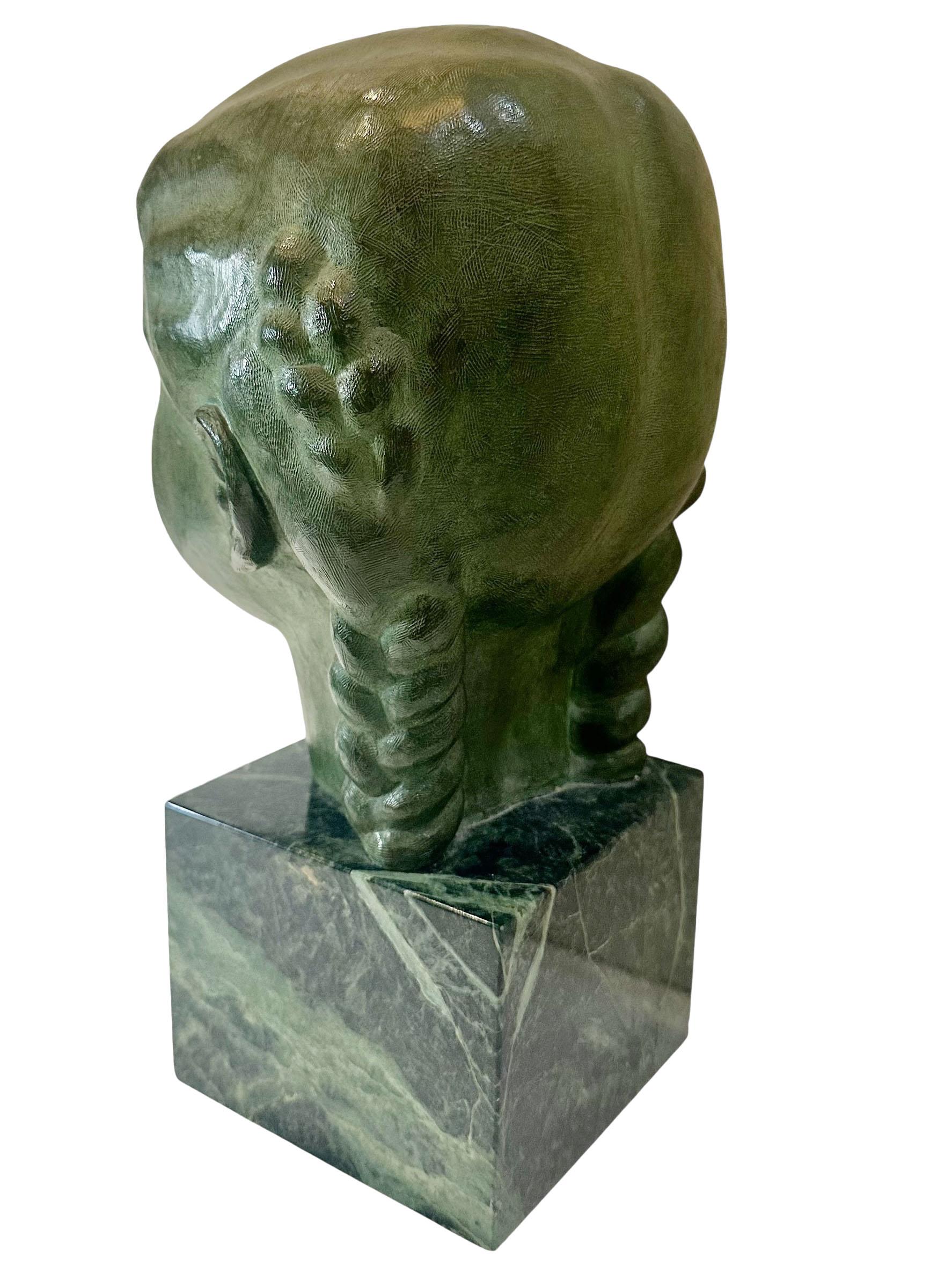 Estatua de bronce de mediados de siglo de J.G. Kendall, moldeado por Gorham Bronce en venta
