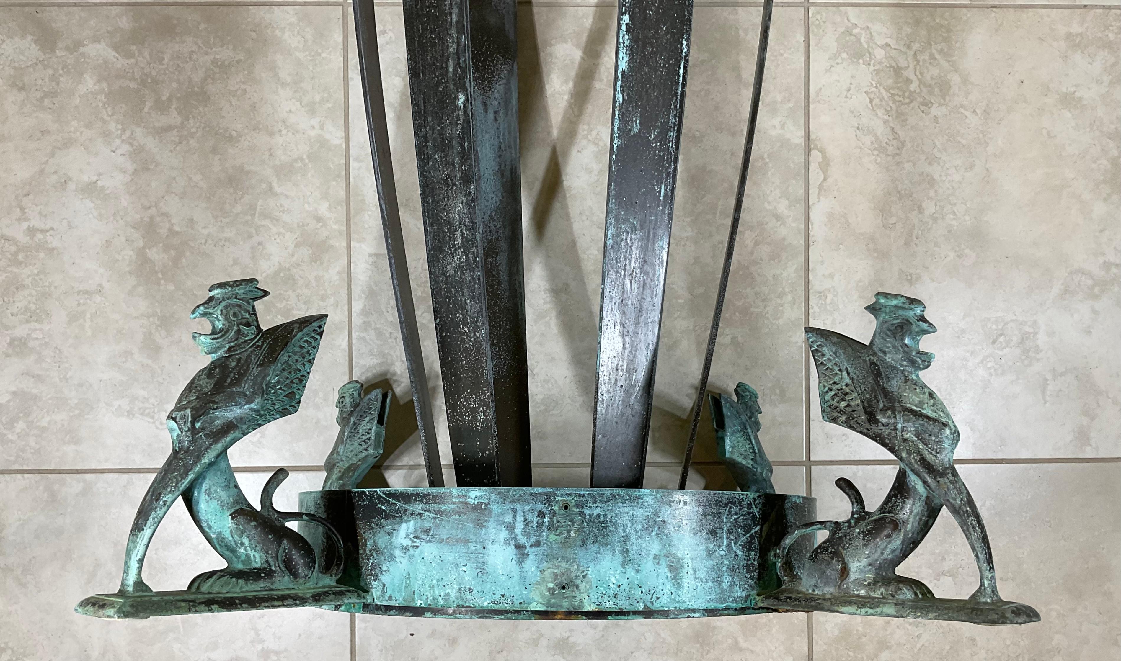 Base de table en bronze du milieu du siècle dernier en vente 7