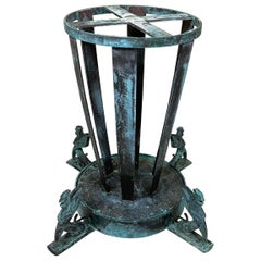 Mid Century Bronze Table Base