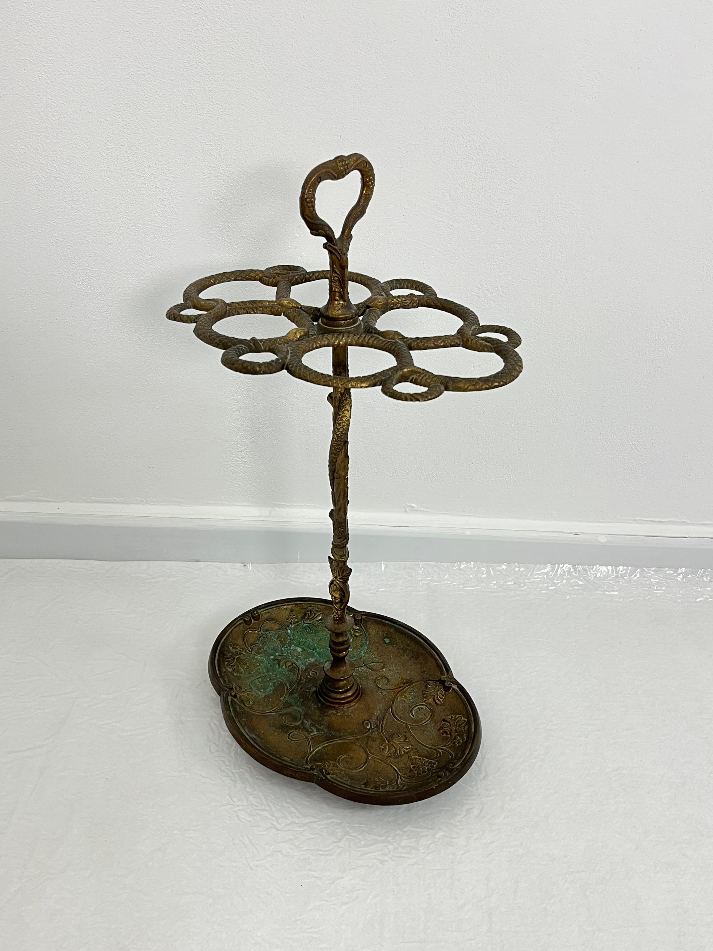 Italiano Portaombrelli in bronzo di metà secolo, Made in Italy, anni '40 in vendita
