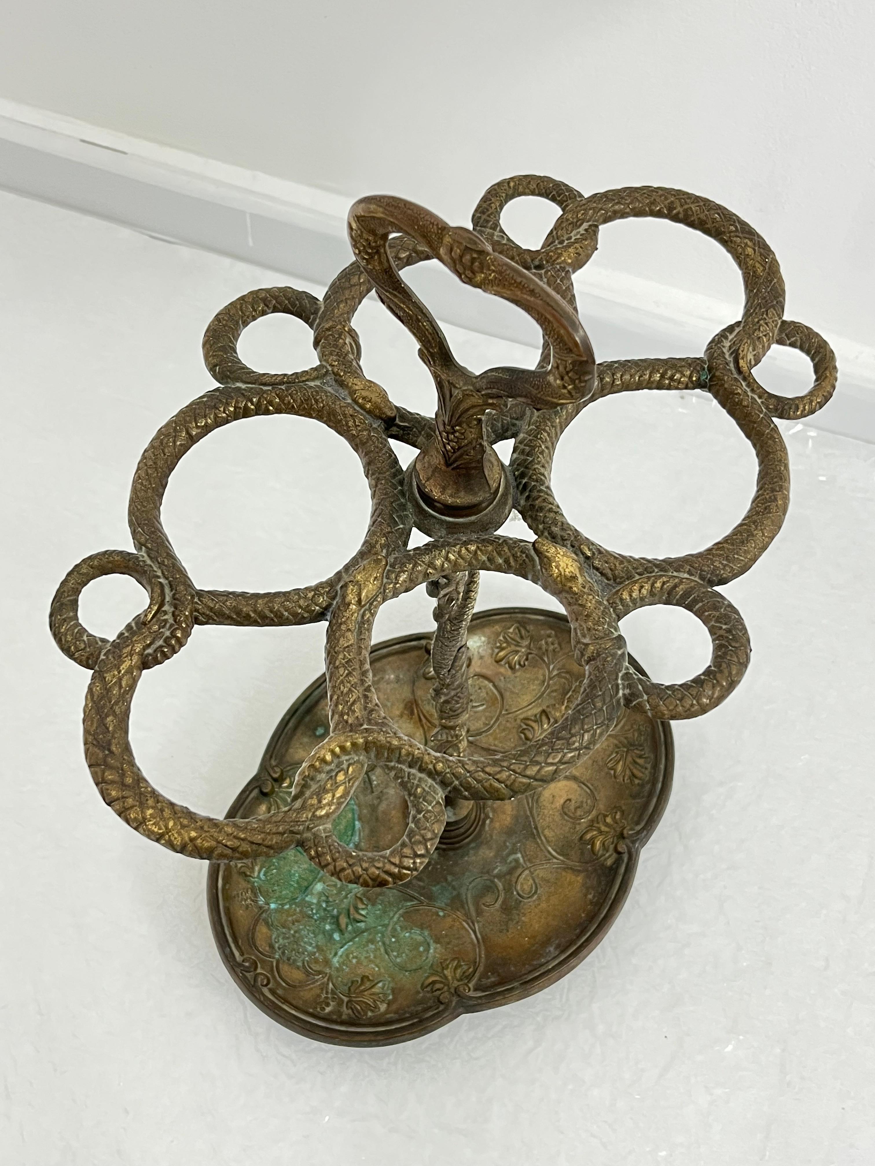 Bronzo Portaombrelli in bronzo di metà secolo, Made in Italy, anni '40 in vendita