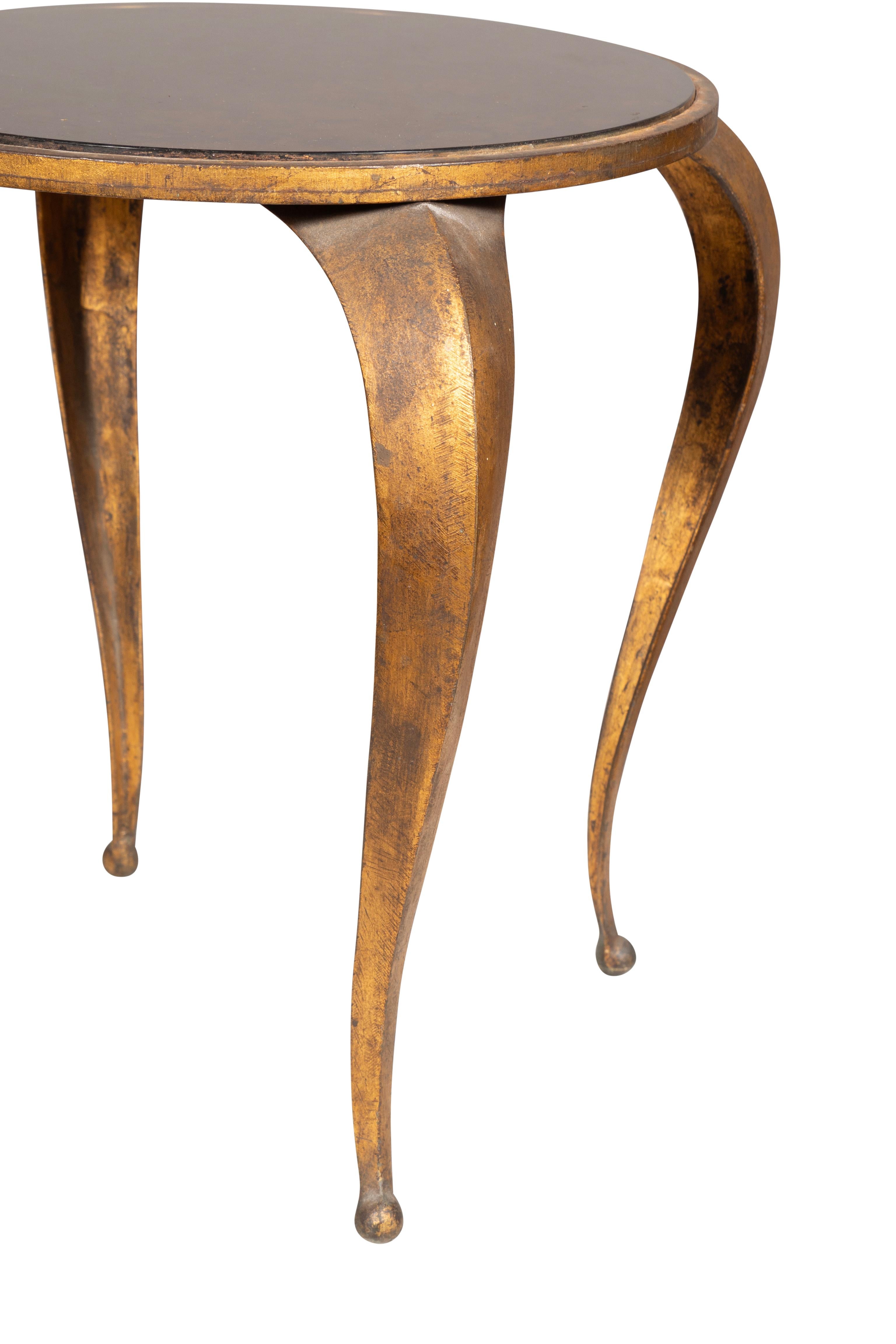 Bronze-Tisch aus Metall und Schildpatt aus der Mitte des Jahrhunderts (Mitte des 20. Jahrhunderts) im Angebot