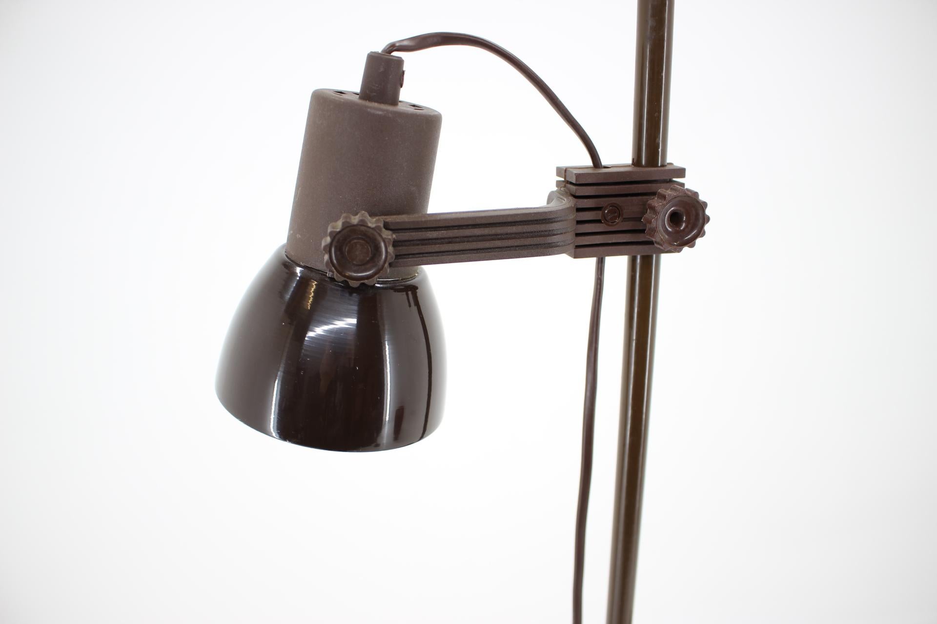 brown floor lamps