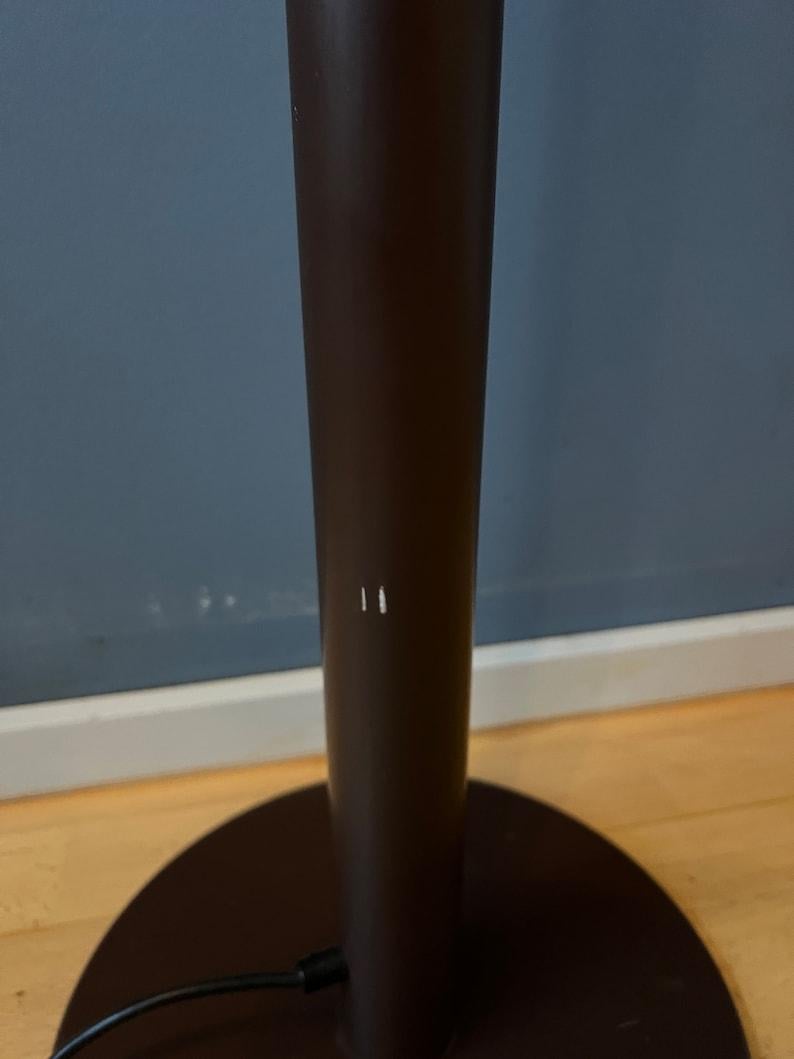 Mid Century Brown GEPO Double Arc Cone Floor Lamp, 1970s For Sale 4