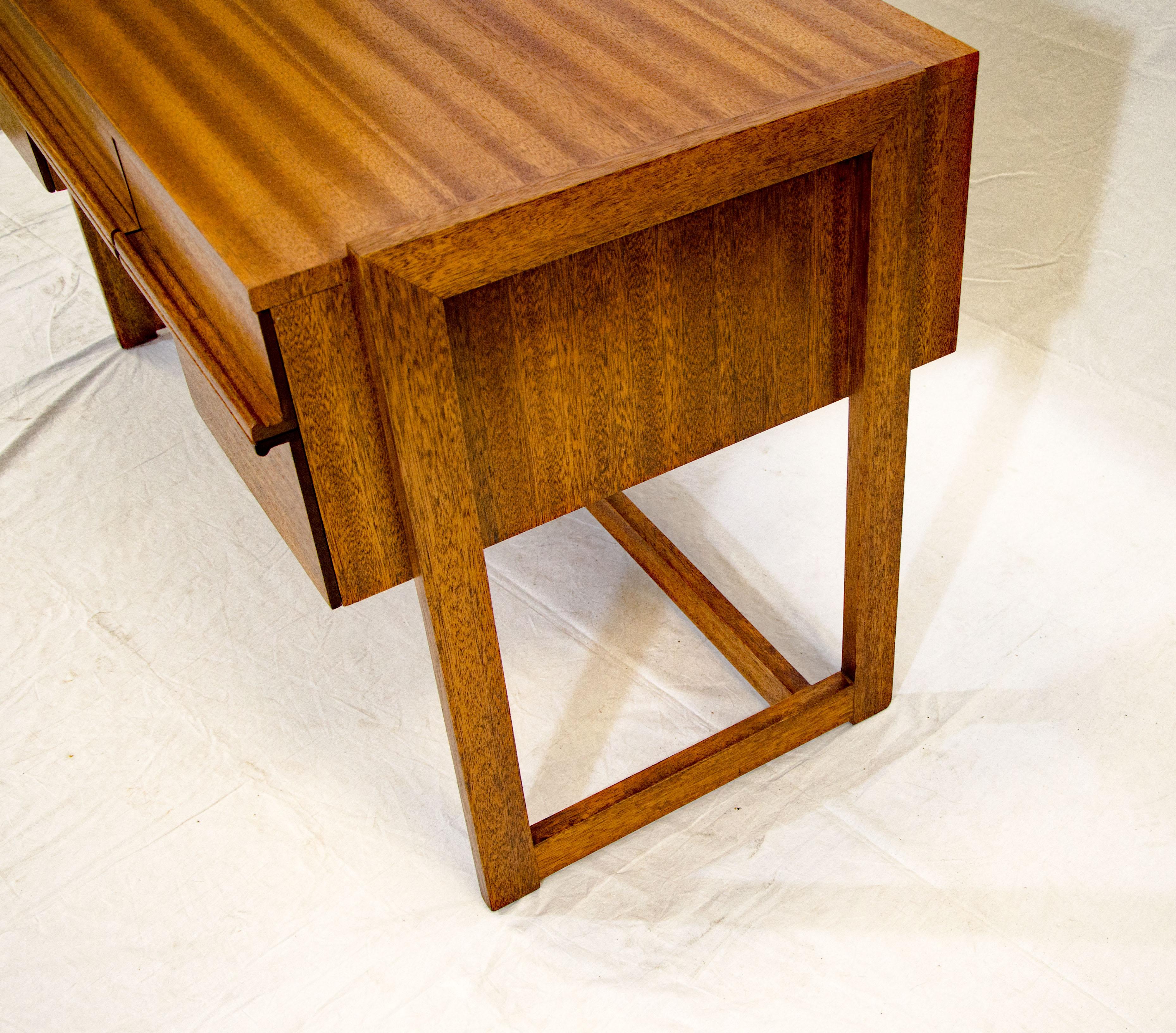 20th Century Midcentury Brown Saltman Desk by Paul Laszlo