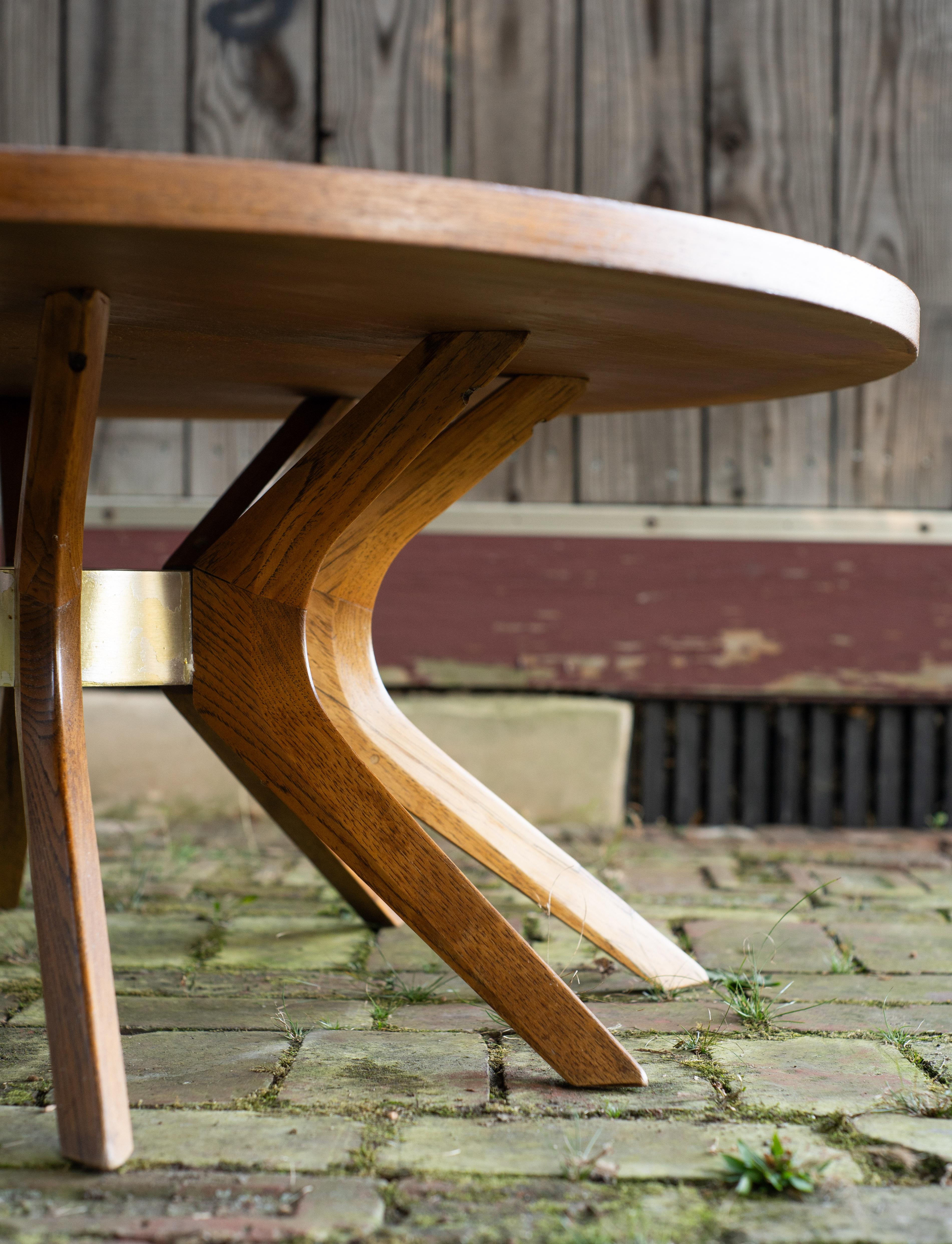 Broyhill Brasilia Couchtisch aus der Mitte des Jahrhunderts, Nussbaum, Palisander, Aluminium 1970er Jahre 4