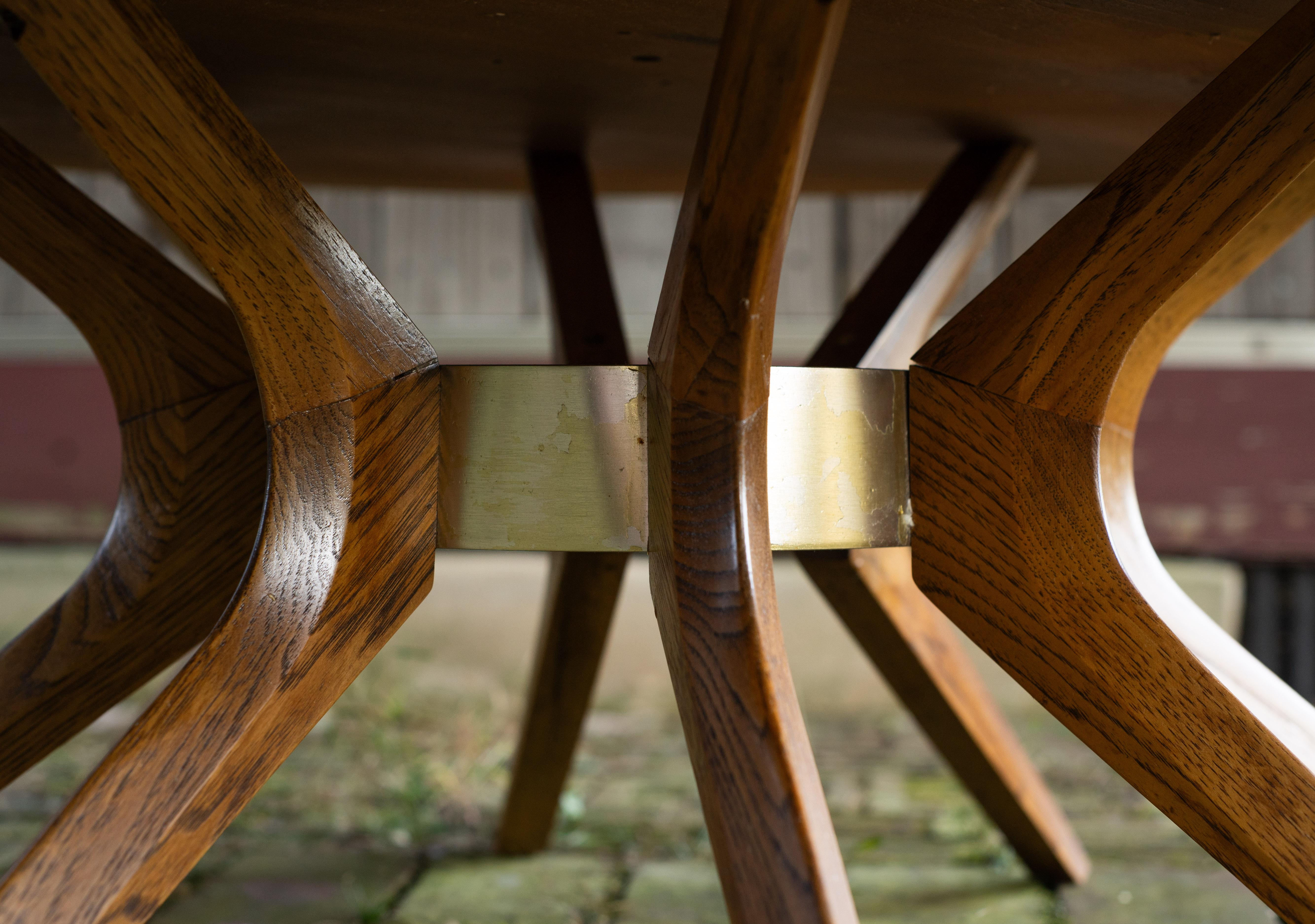 Broyhill Brasilia Couchtisch aus der Mitte des Jahrhunderts, Nussbaum, Palisander, Aluminium 1970er Jahre 5