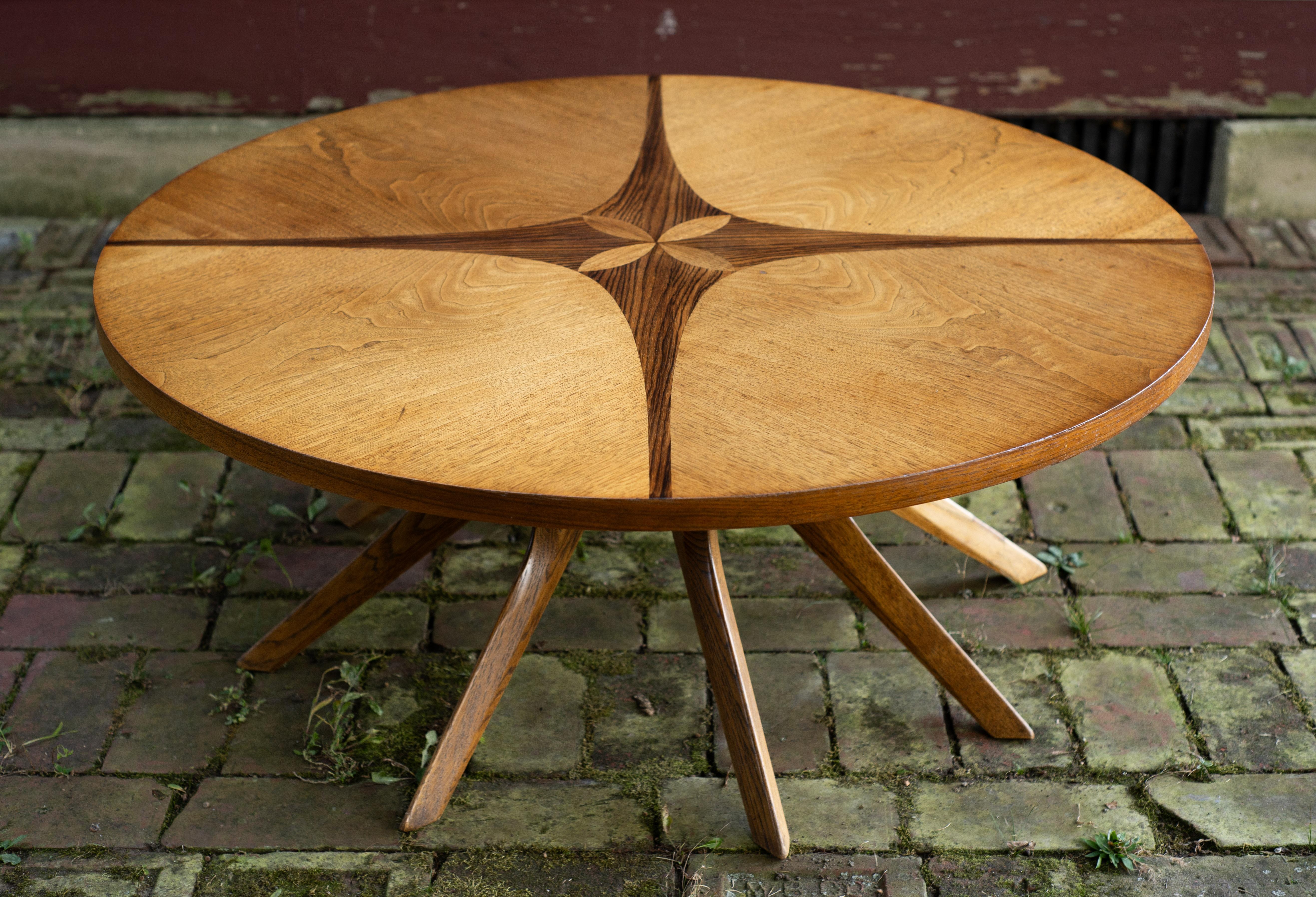 Broyhill Brasilia Couchtisch aus der Mitte des Jahrhunderts, Nussbaum, Palisander, Aluminium 1970er Jahre (amerikanisch)