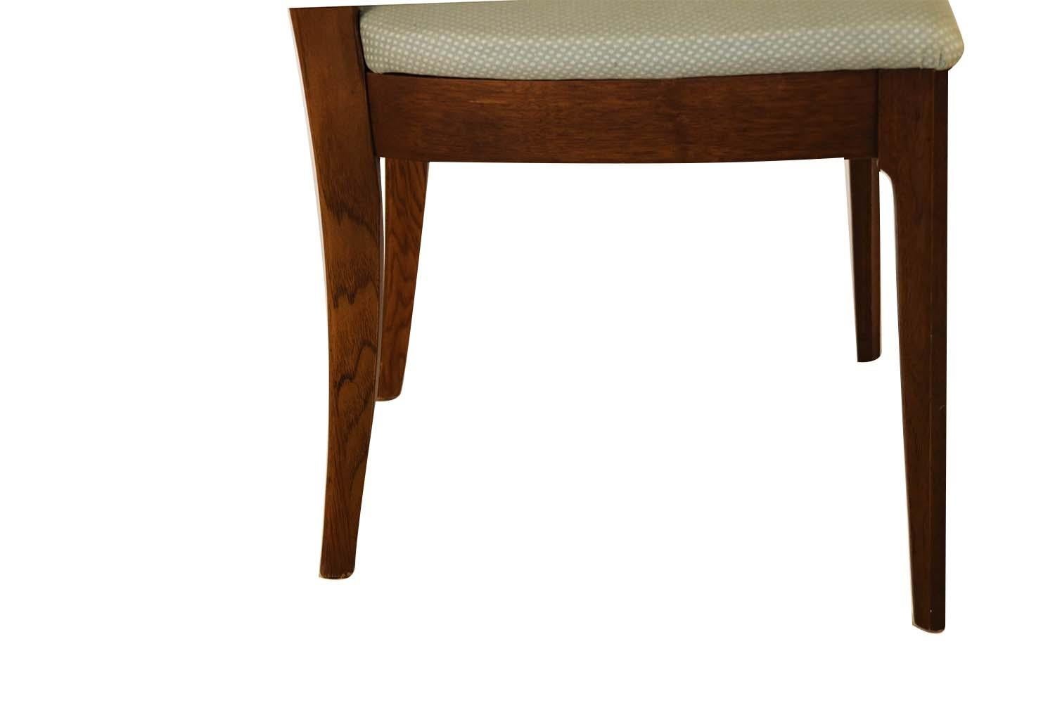 Midcentury Broyhill Brasilia Walnut Dining Chairs 4