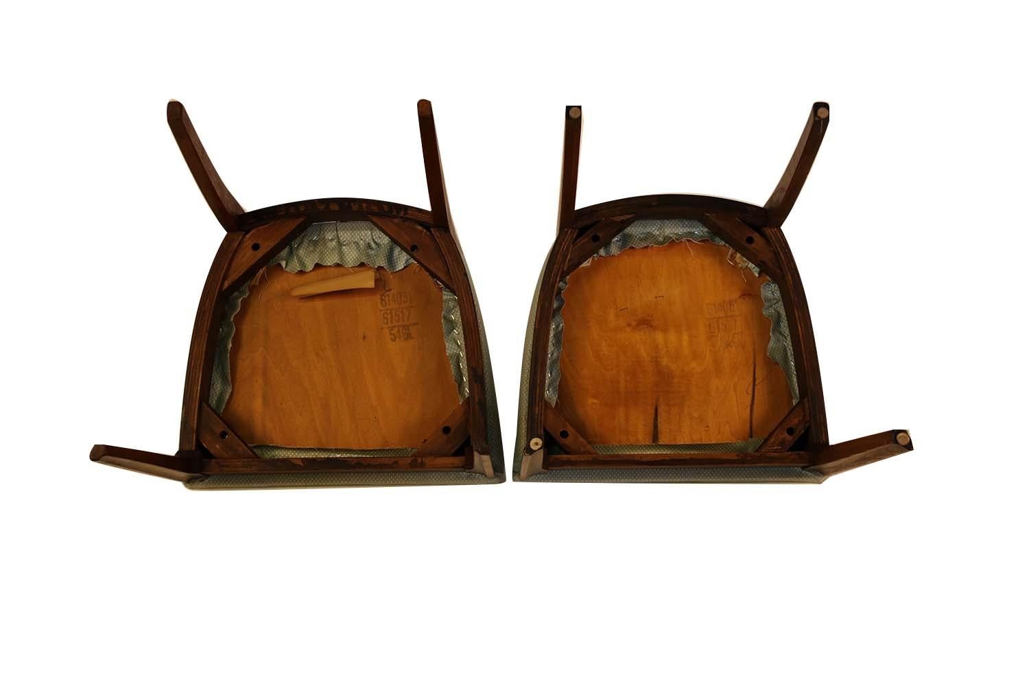 Mid-20th Century Midcentury Broyhill Brasilia Walnut Dining Chairs