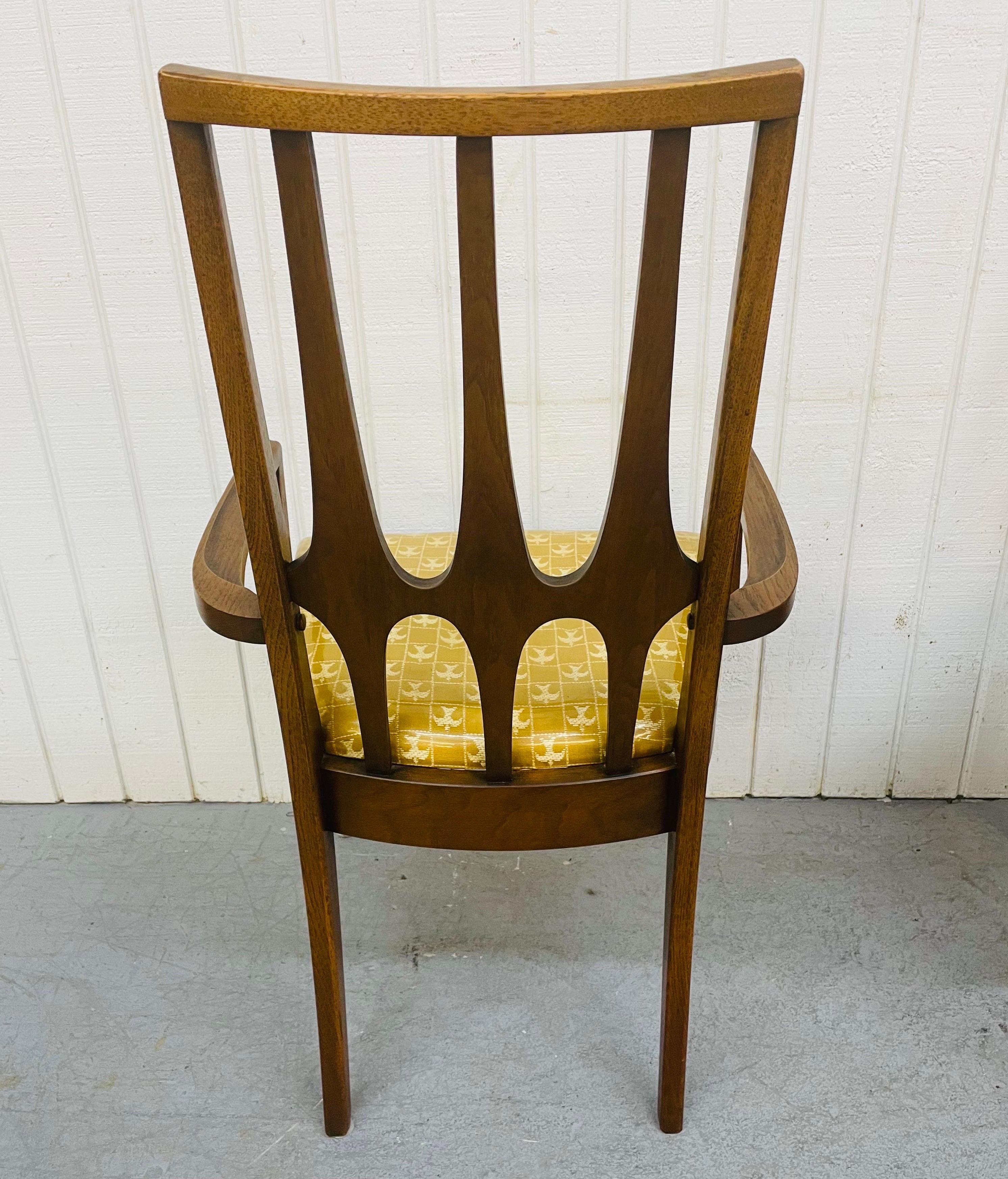 Mid-20th Century Mid-Century Broyhill Brasilia Walnut Dining Chairs