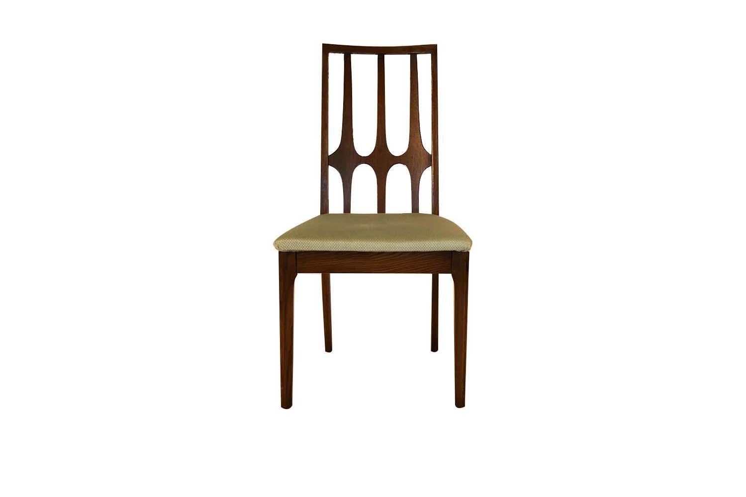 Midcentury Broyhill Brasilia Walnut Dining Chairs 1