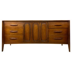 Mid Century Broyhill Emphasis Walnut Credenza