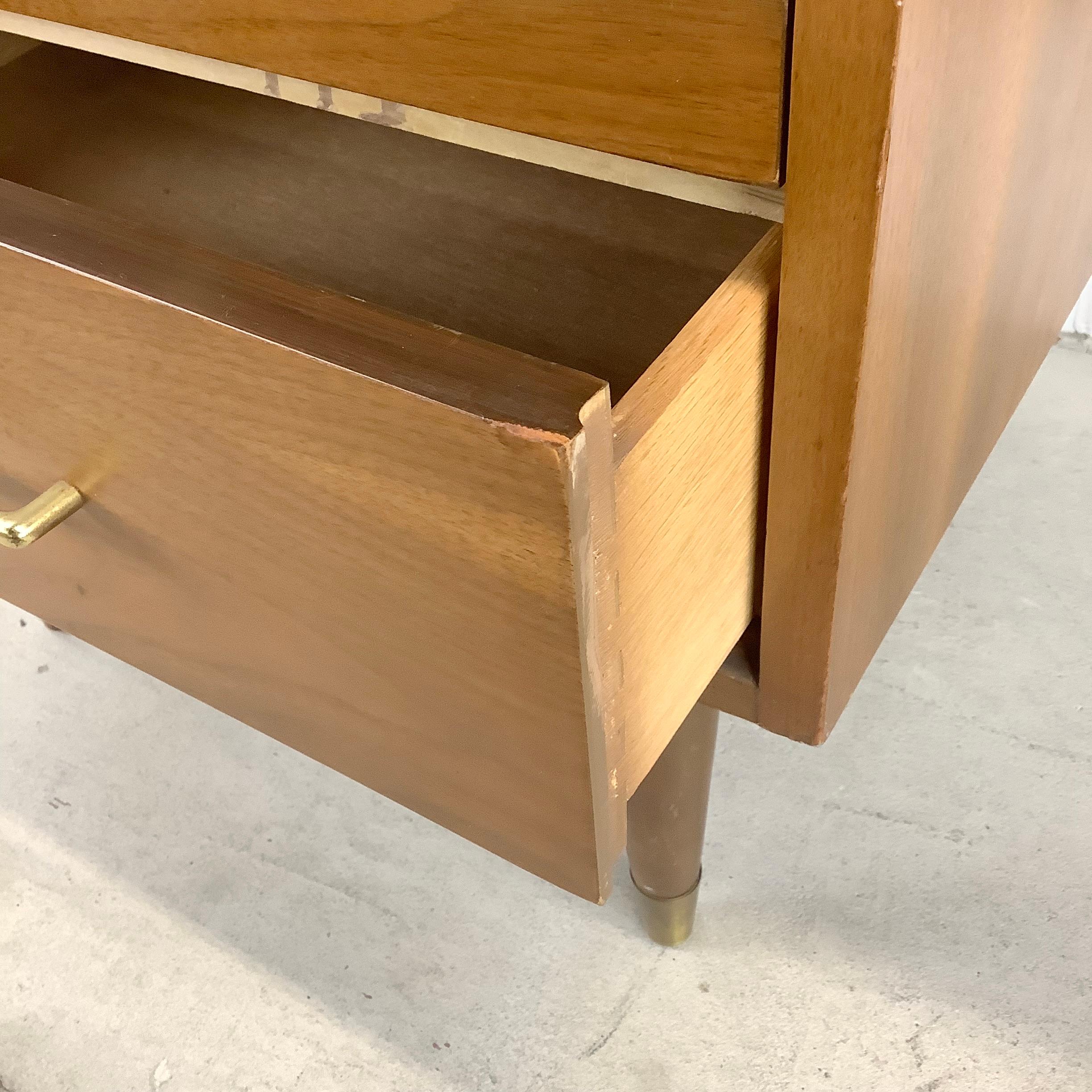 Mid-Century Broyhill Style Writing Desk 9