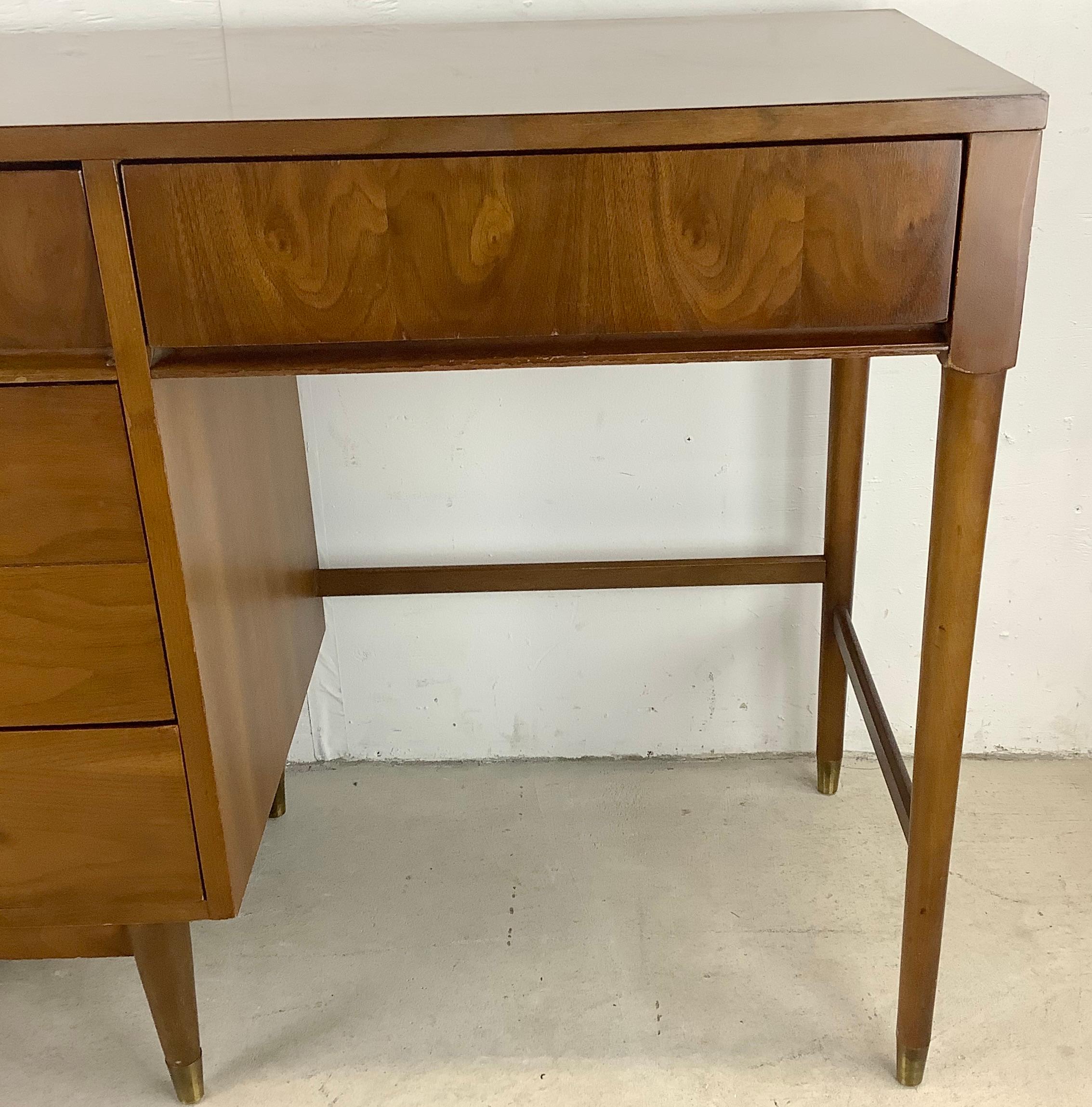 Laminated Mid-Century Broyhill Style Writing Desk