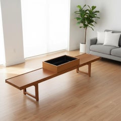 Mid-Century Bruksbo Teak Planter Bench, Attributed to Torbjørn Afdal