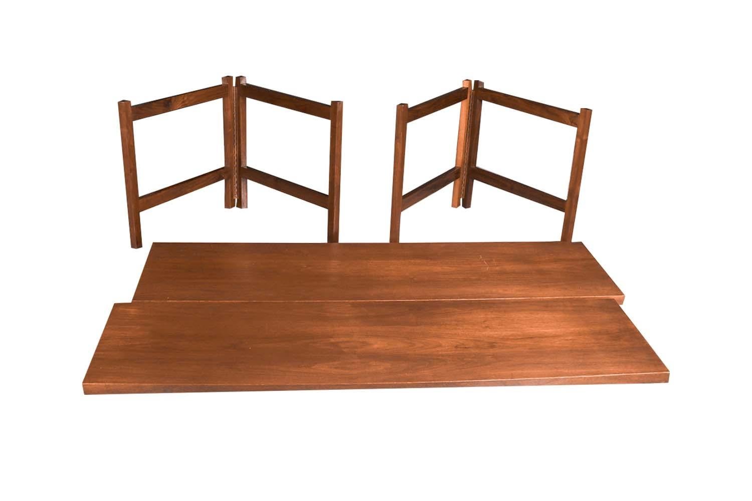 Midcentury Bruno Mathsson Style Two Tier Gateleg Display Table, 1960s 2