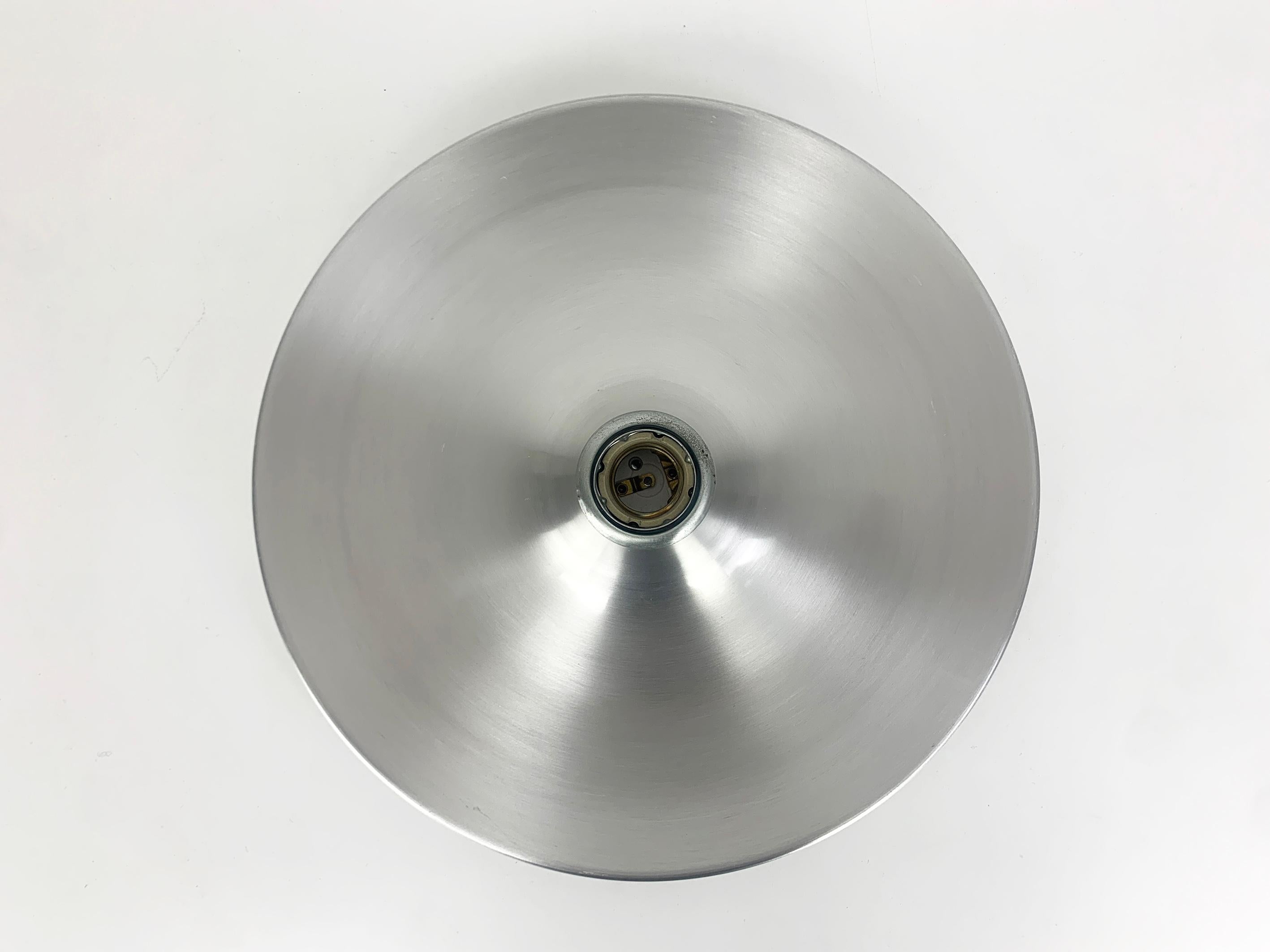Mid-Century Modern Mid-Century Brushed Aluminium Wall Lamp by Charlotte Perriand from Les Arcs