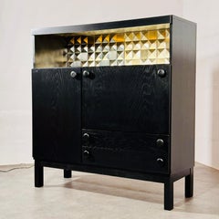 Mid-Century Brutalist Bar Cabinet by Jean Batenburg, 1970's