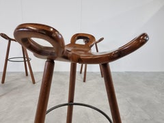 Mid Century Brutalist Bar Stools, 1960s