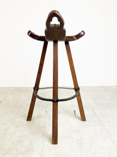 Mid century brutalist bar stools, 1960s