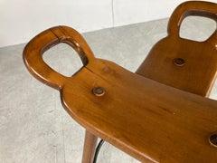 Mid-Century Brutalist Bar Stools, Set of 3, 1960s