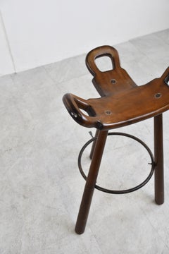 Mid-Century Brutalist Bar Stools Set of 5, 1960s