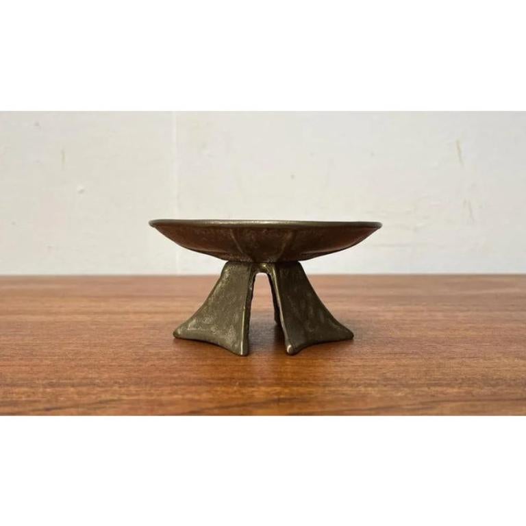 Mid-Century Brutalist Bronze Candleholder, 1960s For Sale 6