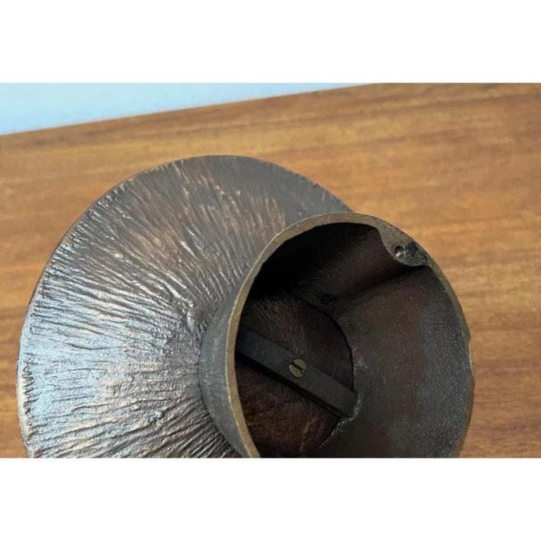 Mid-Century Brutalist Bronze Candleholder 1960s For Sale 6