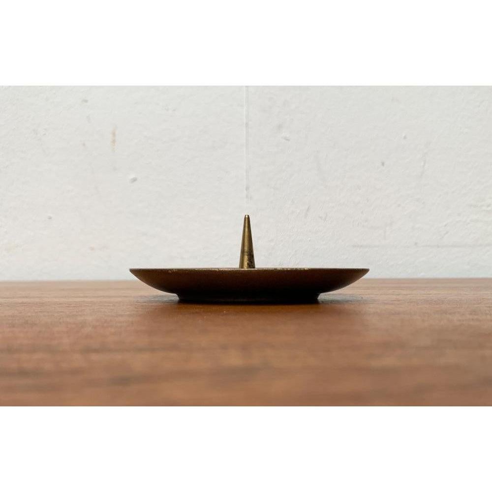 20th Century Mid-Century Brutalist Bronze Candleholder, 1960s For Sale