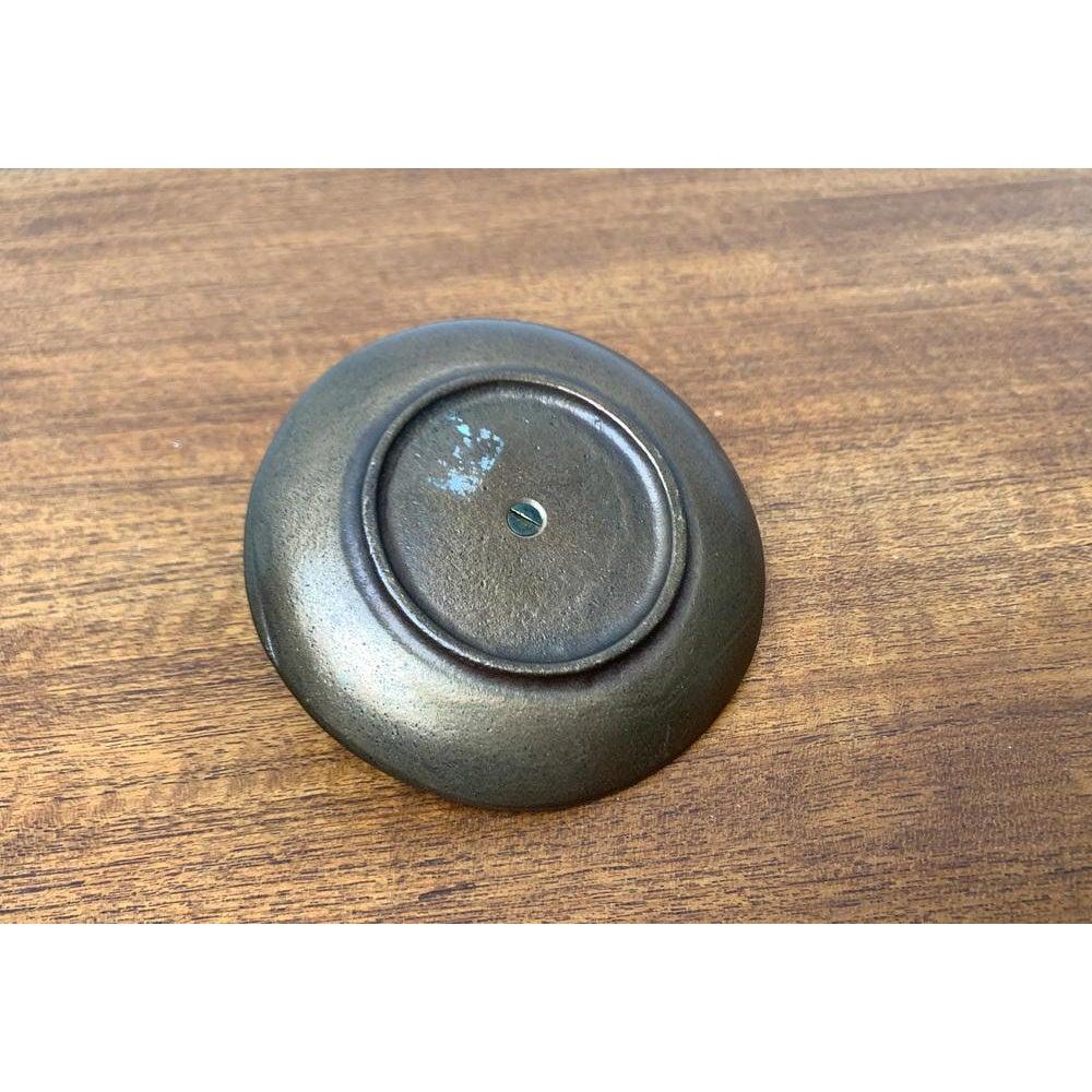 Mid-Century Brutalist Bronze Candleholder, 1960s For Sale 1