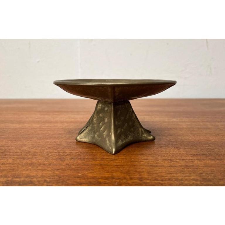 Mid-Century Brutalist Bronze Candleholder, 1960s For Sale 1