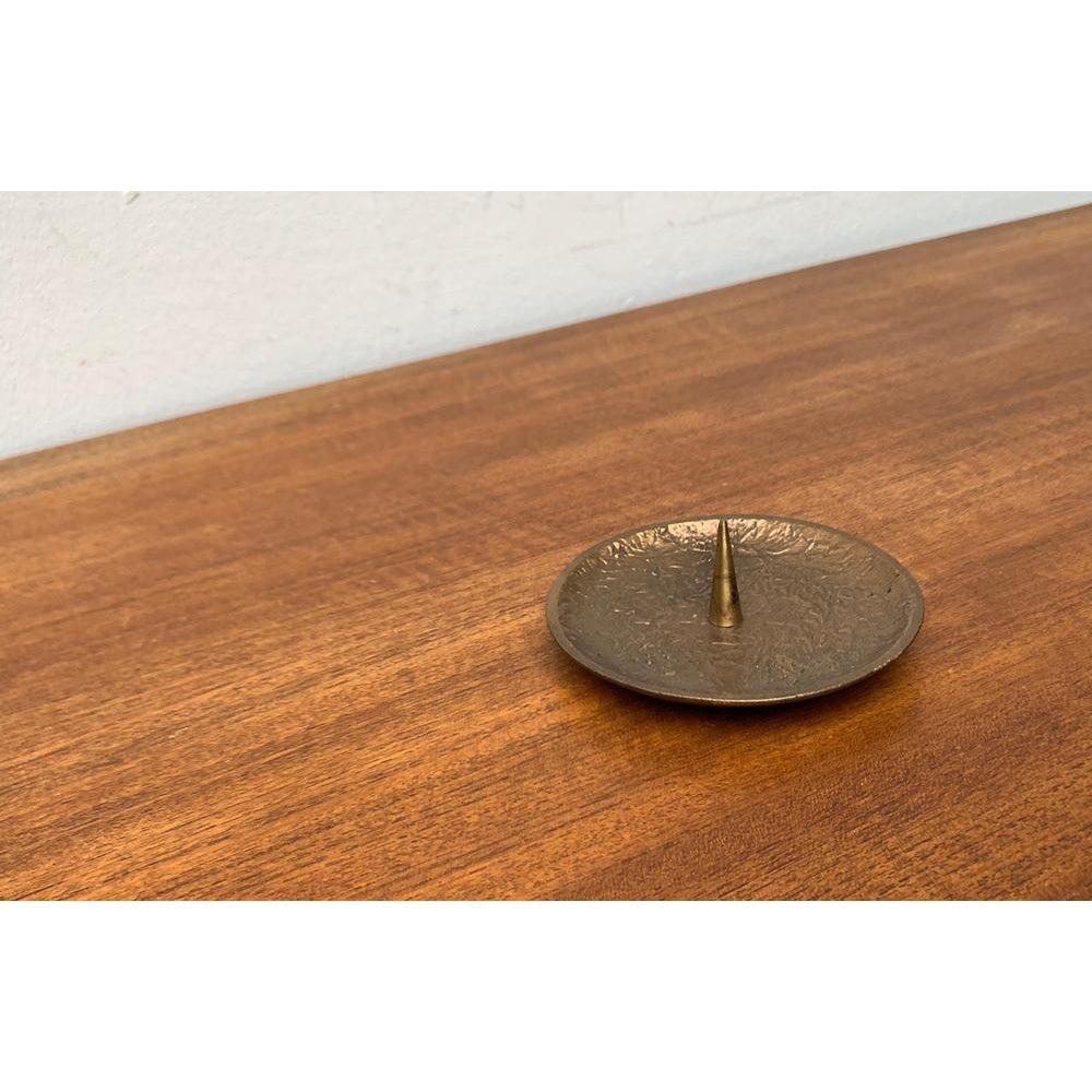 Mid-Century Brutalist Bronze Candleholder, 1960s For Sale 4