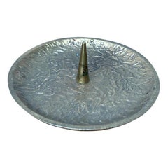Mid-Century Brutalist Bronze Candleholder, 1960s