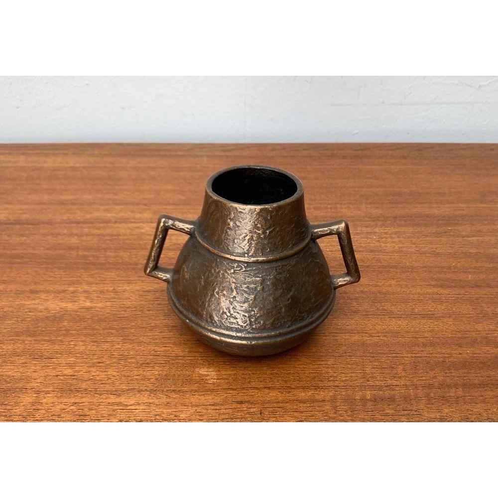 Mid-Century Brutalist Bronze Vase For Sale 3