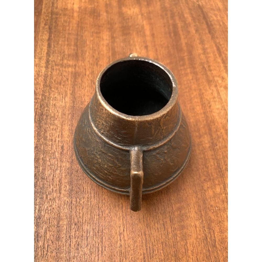Mid-Century Brutalist Bronze Vase For Sale 5