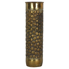 Mid Century Brutalist Bronze Vase