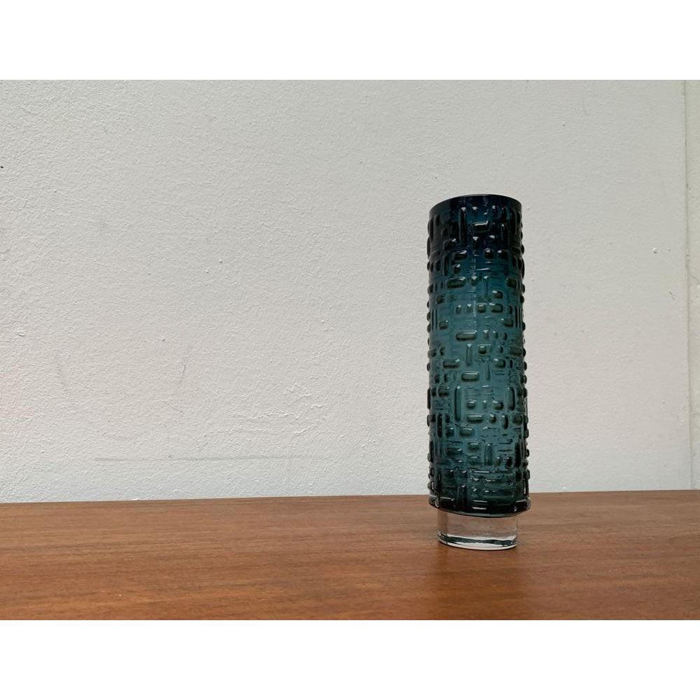 Brutalistische Mid-Century-Vase aus Blasenglas Modell F231 von Emil Funke für Gral, 1960er Jahre im Angebot 3