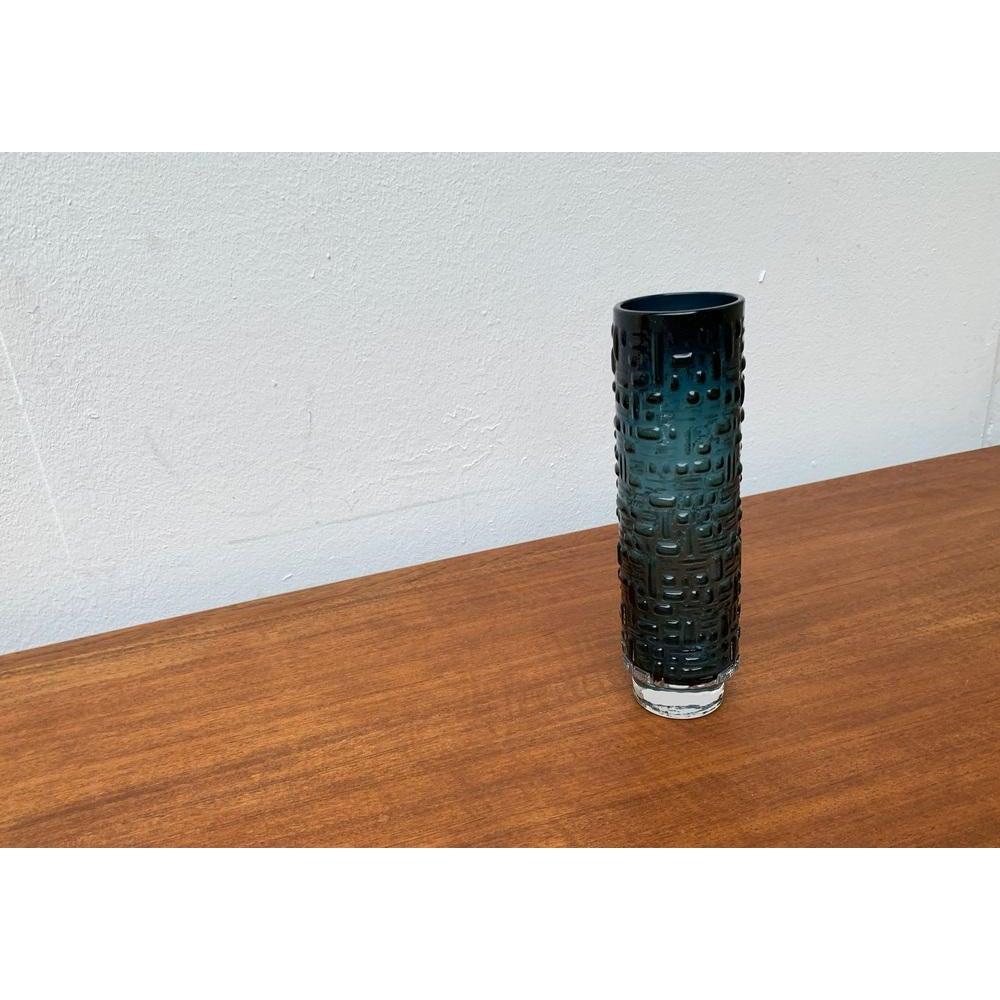 Brutalistische Mid-Century-Vase aus Blasenglas Modell F231 von Emil Funke für Gral, 1960er Jahre (Moderne der Mitte des Jahrhunderts) im Angebot