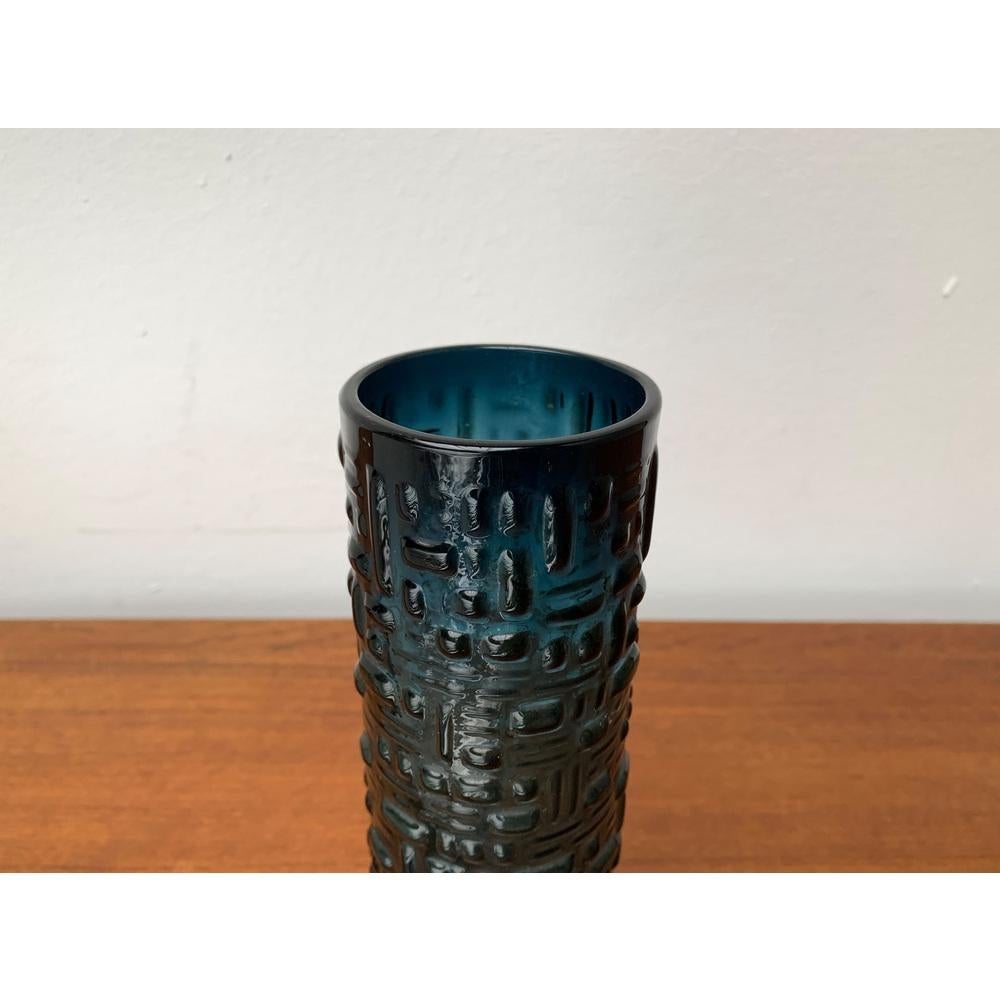 Brutalistische Mid-Century-Vase aus Blasenglas Modell F231 von Emil Funke für Gral, 1960er Jahre (Glas) im Angebot