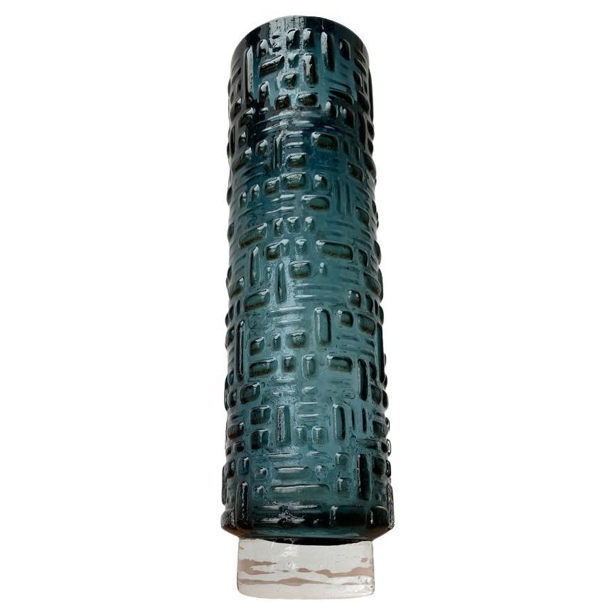Vaso brutalista di metà secolo Gral Glass Model F231 di Emil Funke per Gral, anni '60