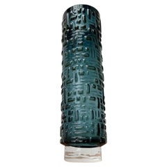 Mid-Century Brutalist Bubble Glass Model F231 Vase by Emil Funke for Gral, 1960s