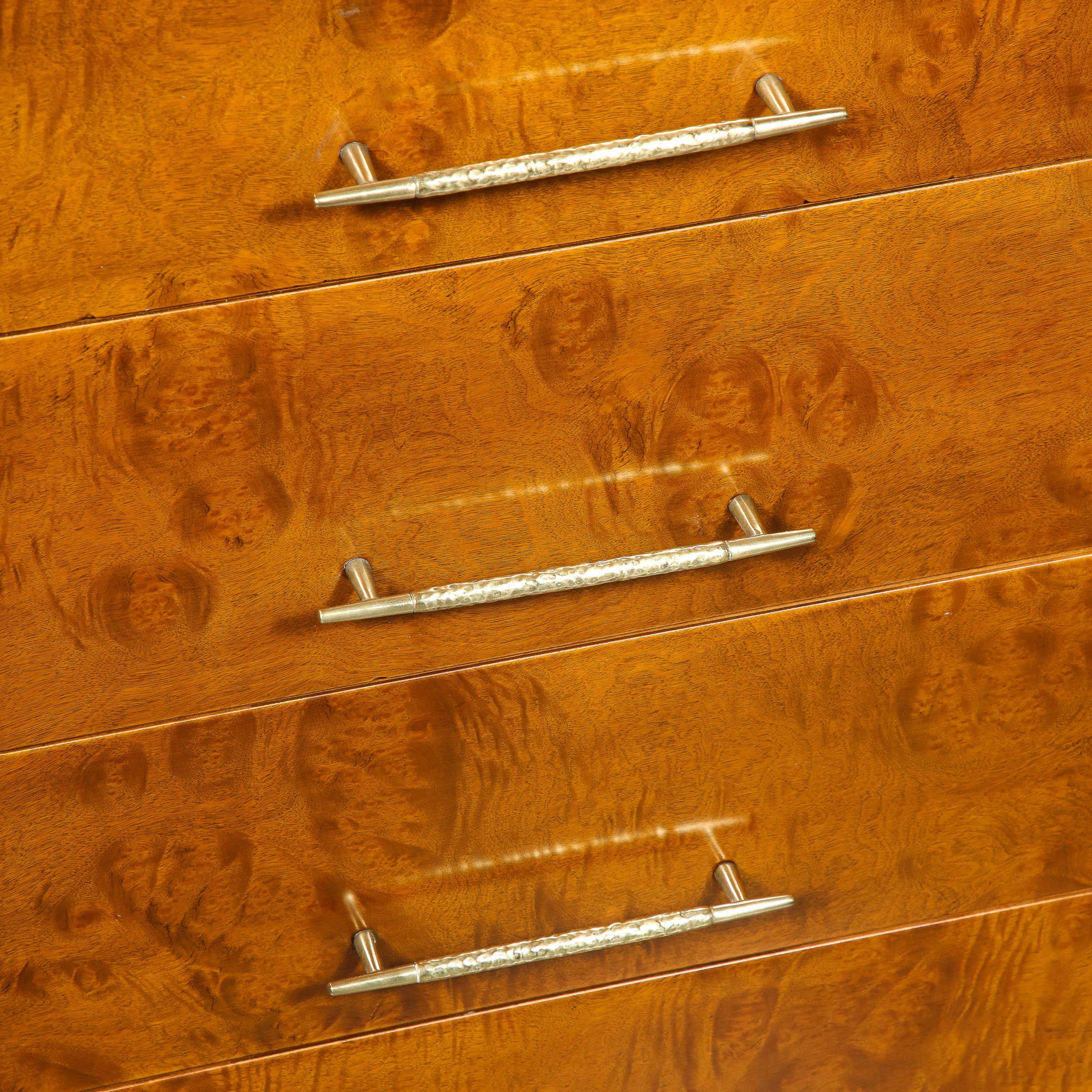 Brutalistisches Sideboard aus gemasertem Nussbaumholz von Harold Schwartz für Romweber, Mitte des Jahrhunderts im Angebot 7