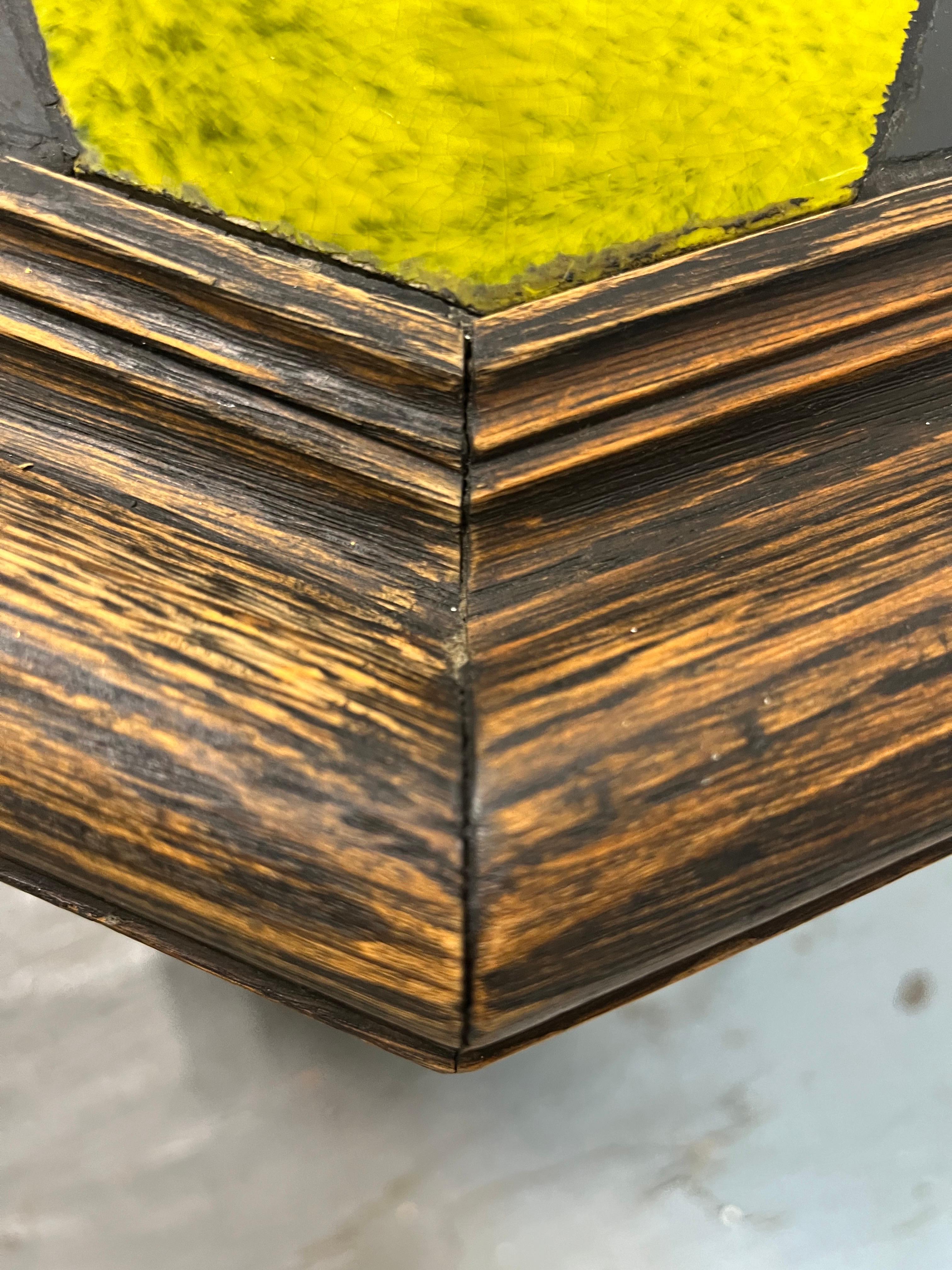 20ième siècle Table octogonale californienne brutaliste du milieu du siècle dernier en vente