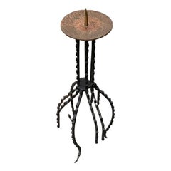 Mid-Century Brutalist Candleholder, 20th Century
