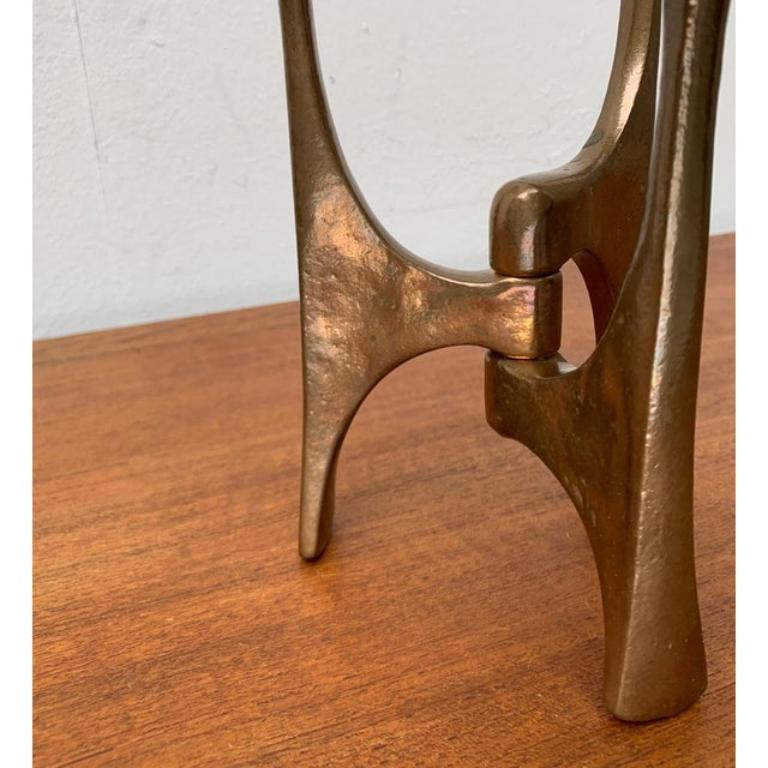 20th Century Mid-Century Brutalist Candleholder from Harjes, Germany, 1960s For Sale