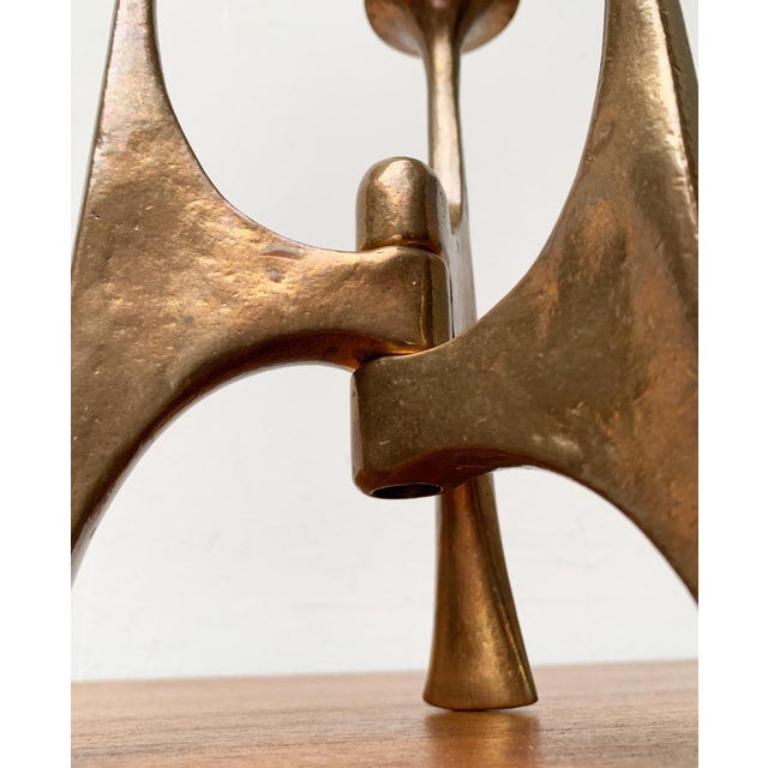 Mid-Century Brutalist Candleholder from Harjes, Germany, 1960s For Sale 1