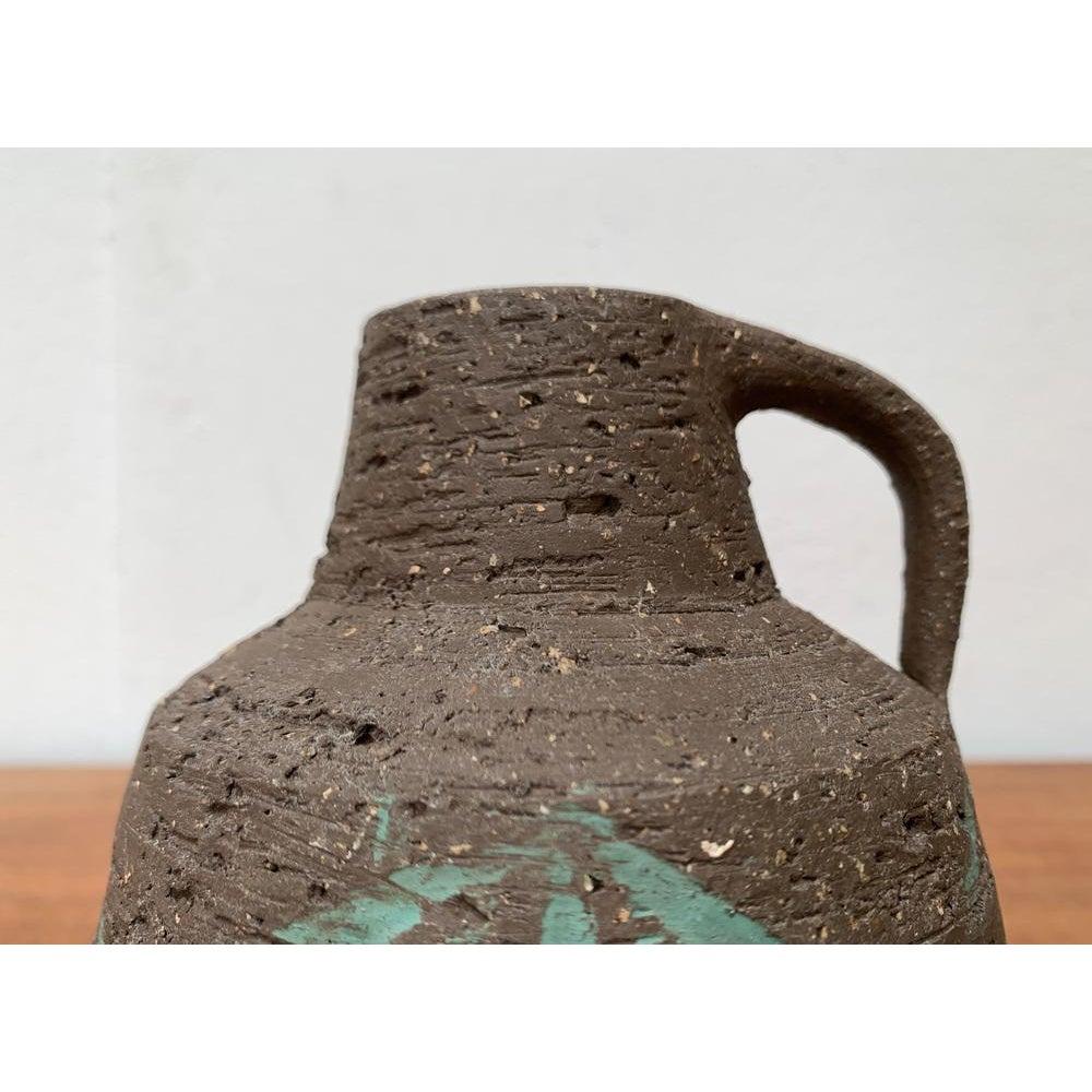 Mid-Century Brutalist Carafe Vase by Cläre Zange and Karl Heinz Löffler, 1960s For Sale 4