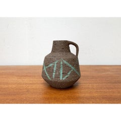 Mid-Century Brutalist Carafe Vase by Cläre Zange and Karl Heinz Löffler, 1960s