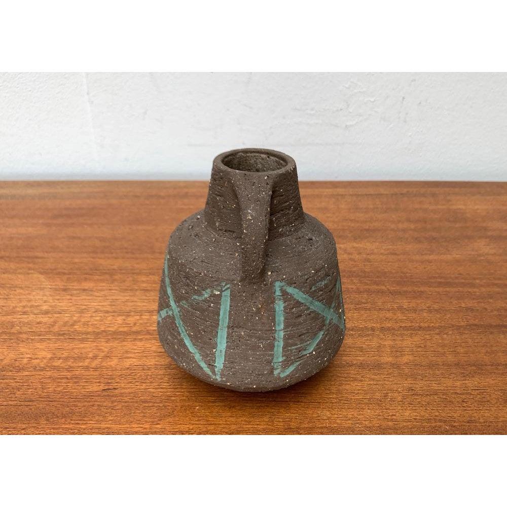 Mid-Century Brutalist Carafe Vase by Cläre Zange and Karl Heinz Löffler, 1960s In Excellent Condition For Sale In Hamburg, DE